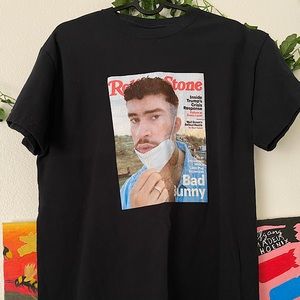 Bad Bunny Rolling Stone graphic T-Shirt